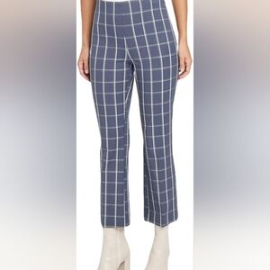 A NEW DAY Cropped Kick Flare Pull Pants Plaid